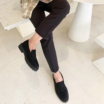 디아 남성용 도트 스웨이드 키높이 페니로퍼