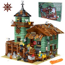 레고 아이디어 오래된 낚시가게 21310 호환블럭 조립