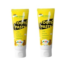 닥터치카 어린이 고불소 치약 마일드 민트 1450ppm, 80g, 2개