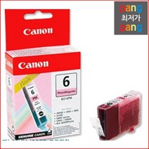 로켓전산 캐논 정품 i900D 포토빨강 BCI-6PM, 1