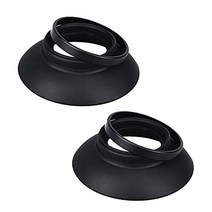 니콘 d810 d810a d800 d800e d700 f6 d5 카메라용 dk-19 아이컵 아이피스 뷰파인더(2팩), 2개