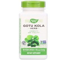 네이쳐스웨이 고투콜라 GOTU KOLA 병풀추출물 950mg 180정