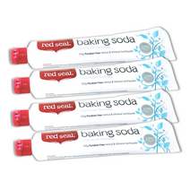 레드씰 치약 베이킹소다치약 x 4개 뉴질랜드 레드실 좋은 치석제거 충치 치아미백 치약, 레드씰 베이킹소다 치약 100g x 4개