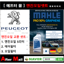 [ 푸조 308 엔진오일셋트 ] PEUGEOT 308 1.6 HDI (DV6FC) [ 4기유 PAO 90% + GRAPHENE 말레0W30 ]