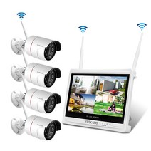 YESKAMO 예스카모 무선 보안 CCTV 카메라 세트 8채널 300만화소 실내외겸용 스마트 방범카메라, KR-NK03-10804-2TB -세트6