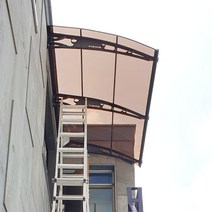 1500X9200 DIY차양 렉산색상 브라켓 차양시스템 고정식어닝 주차장비가림 테라스파고라, 브라운, 블랙, 블랙