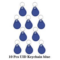 RFID 스마트 칩 복사 카드 NFC 0 섹터 재기록 가능 13.56mhz 1k S50 키체인 복제 배지 Uid 태그 5 개 10 개, 06 As The Picture Shows