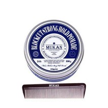 무칸 블럭컷 스트롱 홀드 포마드 빗포함, 100g × 2개