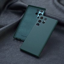 ZUOKEAI-오리지널 삼성 갤럭시 S22 울트라 S23 S21 케이스 고품질 가죽 커버