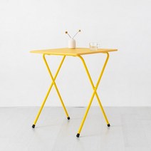 [마켓비] GOSI 접이식테이블 60 SM-614, 옐로우 1179.1397