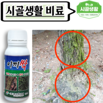 [시골생활 비료] 이끼 제거제 (액제) 이끼싹 100ml 직접실험 묘지 산소 화분 마당 하우스 고랑 골프장 인삼 사과 청태 과수 이끼 벌초 성묘 예초 잔디 영양제 비료, 1개