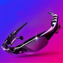 헤드셋 블루투스 안경 스마트 골전도 폰연결 스포츠 스테레오 무선 호환 선글라스 승마 마이크 이어폰으로, 01 블랙