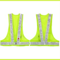 공사장 행사장 안전 LED 반사띠 조끼 주차요원 안전용품 작업옷