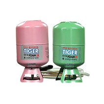우레탄폼 이액형 타이거폼 2K 단열 스프레이 경질 연질 폴리우레탄폼 뿜칠 전문가용, 1개