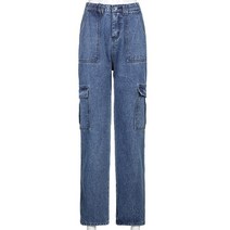JIAB Weekeep 포켓 패치 워크 헐렁한 청바지 패션 streetwear 100 % 코 튼 여성 데님 바지 느슨한화물 바지 한국어 청바지 하라주쿠 크롭청바지
