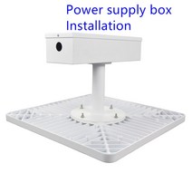 LED 캐노피 빛 60w 80w 100w 150w 뒤뜰 차고 LED 주유소 램프 표면 탑재 recessed 탑재 된 휘발유 역 빛, 01 60W_01 Warm White 3000k, 02 Power Supply Box