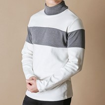 하트비트 남성용 터틀 엔슈빌 슬림핏 남자 긴팔티셔츠 커플 폴라티 긴팔 티셔츠