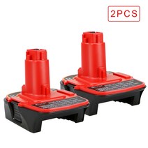 디월트호환 호환 악세사리 Dewalt USB 배터리 어댑터 DCA1820 18V 20V XR 도구 DCB184 DCB185 밀워키 M18 DC9180 DC9096 DE9096 으로, [01] 18 볼트, [02] 2 PCS