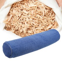 모찌나라 숙면 피그먼트 국산 편백 베개 (거북목/경추 전용), 블루
