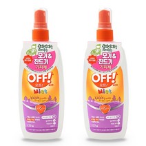 오프 OFF 미스트 키즈 모기 진드기 기피제+마술패치2매, 2개+마술패치 2매