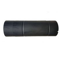 125mm 스텐연통 /벽난로 연통 /화목난로연통/재질스텐, (흑관)이중관 1미터