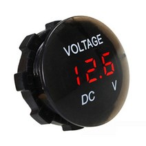 DC 12V-24V 디지털 패널 전압계 전압 측정기 테스터 Led 디스플레이 자동차 오토바이 보트 ATV 트럭 수리 액세서리, 빨간, 01 빨간