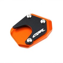 혼다 CBR650R CBR650F CBR500R 2013-오토바이 타이어 밸브 캡 킥 스탠드 발 확대기 사이드 확장 CBR 650R, Kickstand pad-Orange