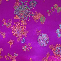 [동대문패션포인트] 한복 조각보 공예 원단 칠색단, 퍼플(66)