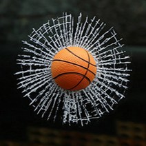 ETIE 차량용 입체 스티커, 입체스티커 농구공