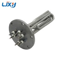 LJXH 140mm 플랜지 스팀 기계 발열체 30VKW/12KW/1KW/24KW 전기 증기 보일러용 스테인레스 스틸 히팅 파이, 02 380V 304SUS_04 24KW 310L