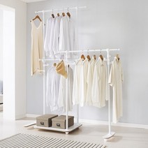 이지온 비치우드 와이드 쓰리웨이 행거 EBWTW-404, 없음