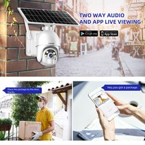 보안 외부 가정용 야외 CCTV 야외 HD 3MP 5MP 4G SIM 카드/WIFI 태양 전지 패널 카메라 PTZ 충전식 배터리, 09 5MP WIFI 128GB Card