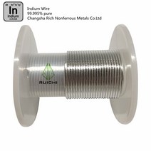 공구세트 인듐 와이어 0.5mm 1mm 2mm 직경 금속 99.995% 순수, 02 0.8mm diameter