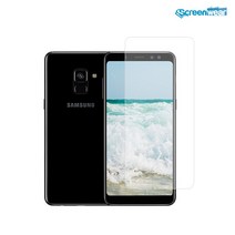 삼성 갤럭시A8 2018 고투명 액정보호 필름 1+1, 고광택(2매)