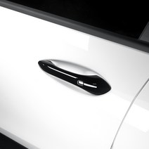 유투카 트랙스 크로스오버 튜닝 용품 도어컵 도어손잡이 커버 블랙 카본 몰딩 기스방지 커버 자동차 드레스업, 유광블랙, 도어손잡이 커버 4P