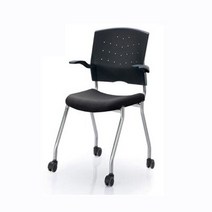 플러키 고정의자(팔유로라)-블랙