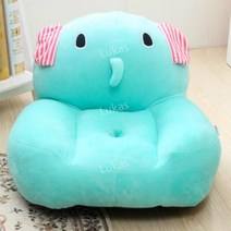 곰돌이 소파 캐릭터 쇼파 아이방 원룸 자취 좌식소파, 녹색 코끼리