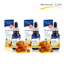 [호주정품] NATURAL LIFE 네츄럴라이프 무알콜 프로폴리스 리퀴드 25ml X3개