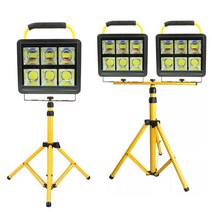 DHJ LED 투광기 180W 야외작업 투광기거치대 현장작업등 스탠드조명 캠핑 낚시, 투광기본체2+거치대1, 1개