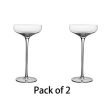 칵테일잔 칵테일컵 엑스트라 톨 240ml 2pcs 240ml 칵테일 글라스 마티니 글라스 음료 용기 2개 세트, 2팩, 201-300ml