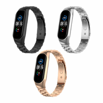 샤오미 미밴드5/6 스트랩 스틸 버클 스트랩