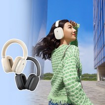 베이스어스Bowie H1 노이즈캔슬링 무선 헤드폰 블루투스 헤드폰, 그레이