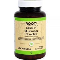 Vitacost ROOT2 MGC5® 버섯 복합물베타1 3D 글루칸 포함 60