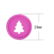 스노우보드바인딩부품 스노우보드바인딩 버튼바인딩 플라스틱 바인딩 링 크리스마스 트리 패턴 100 pcs24m, 04 rose Red