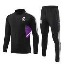 레알마드리드 블랙 하프집업 축구트레이닝복 R416
