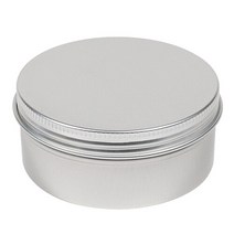 알루미늄 틴케이스 100ml 실버/캔들 용기 재료 향초