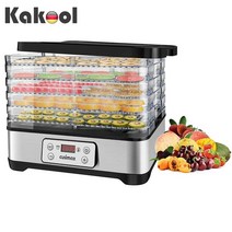 식품 탈수기 5 레이어 과일 야채 허브 고기 탈수 건조기 간식 건조 기계 110V 220V 식품건조기 감말리기 벼건조기 오징어건조기 리큅 홍삼건조기 말랭기, 01 CN_02 220V
