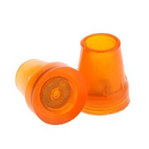 네발 노인 의료용 지팡이 지팡이 목발 의자 7/8 인치를 위한 미끄럼 방지 고무 팁 끝 바닥 패드 2 개, 한개옵션0