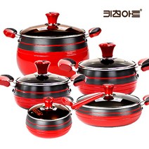 오너클랜 키친아트 신비 경질냄비세트 5종(편18+양20+24+전24+곰28), 단품없음