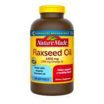 네이처 메이드 플랙씨드 오가닉 아마씨오일 오메가 3 Nature Made Organic Flaxseed oil 1400mg 300캡슐